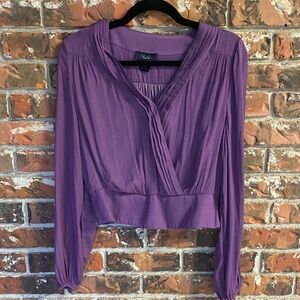 Rachel Roy purple top NWOT